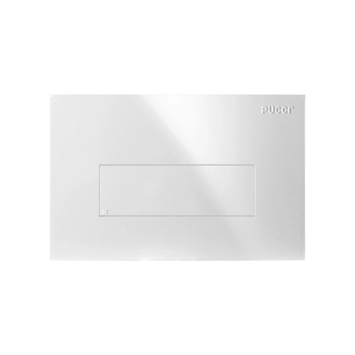 Placca di comando modello Sara linea 4,7 bianca