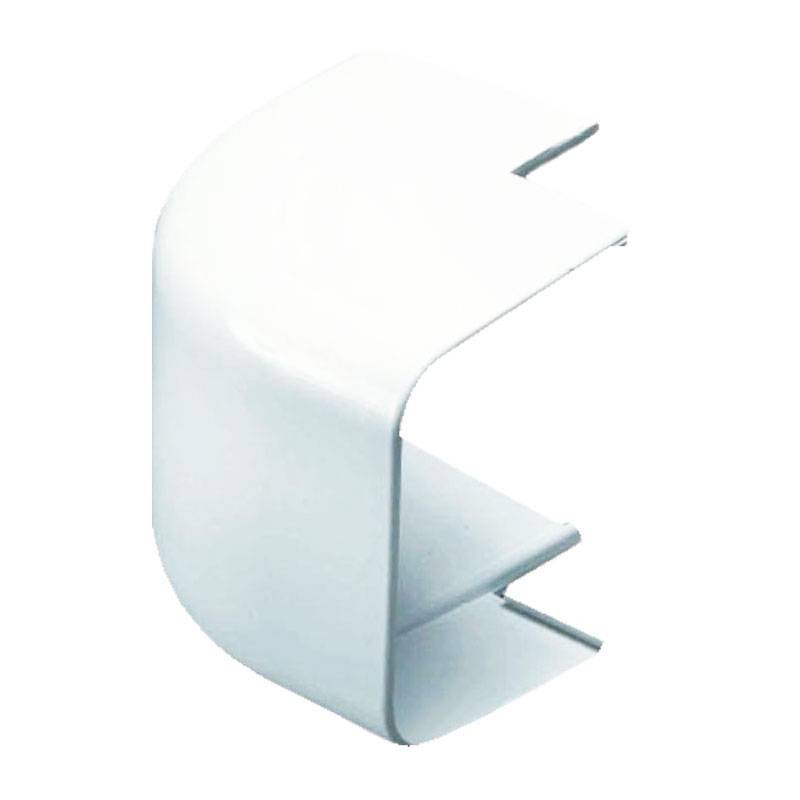 Raccordo angolo esterno in pvc per condizionamento 90x65