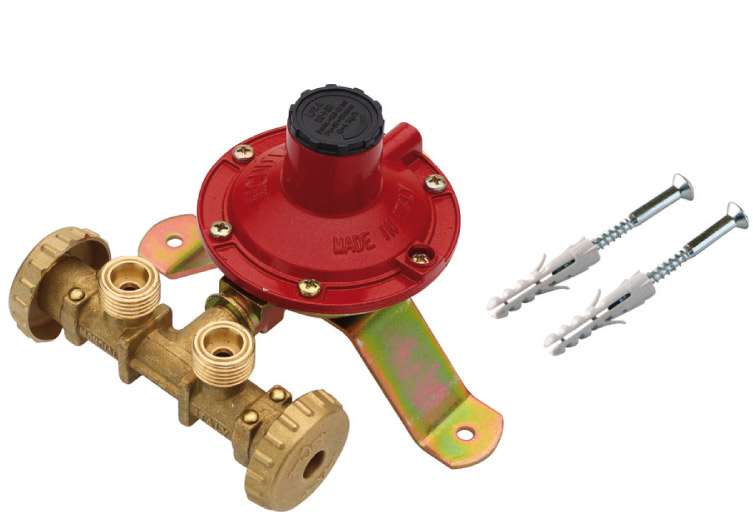 Centralina gas a due attacchi con regolatore Kg 7