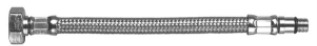 Flessibile inox monoforo M10 Femmina Cm 50 1/2"