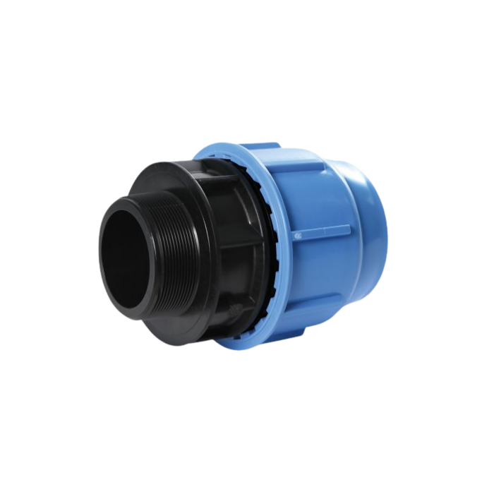 Raccordo maschio niples per polietilene in serie Blue Seal 2"xø63