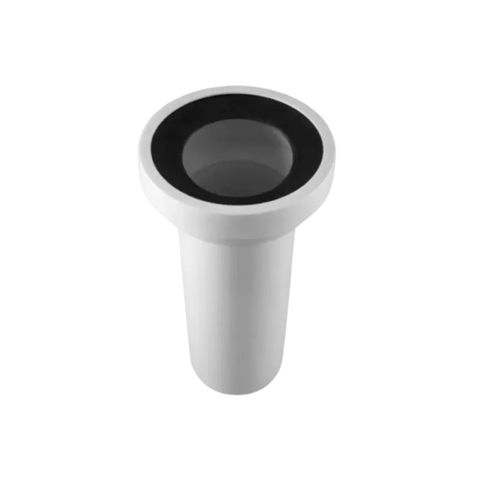 Prolunga diritto per scarico vaso a parete