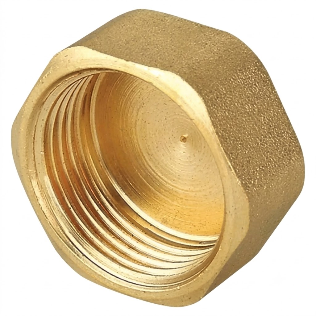 Tappo femmina 3/4" in ottone giallo