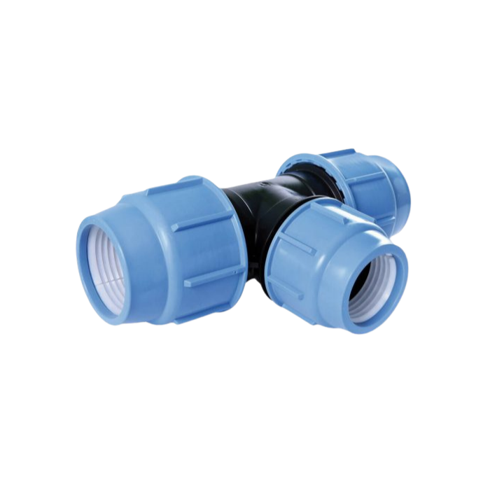 Raccordo tee femmina per polietilene in serie Blue Seal ø25x3/4ø25