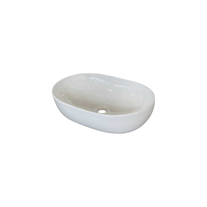 Lavabo da appoggio in ceramica modello Bowl 60
