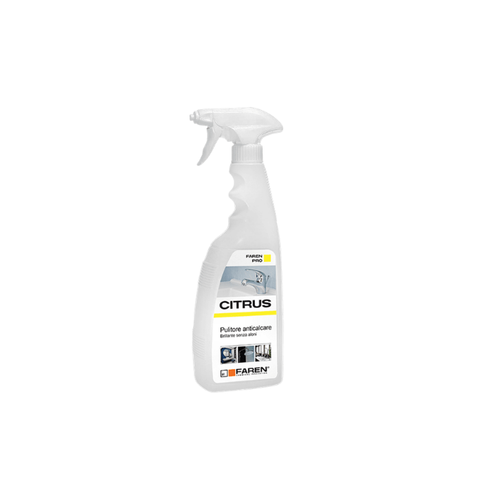 Pulitore rubinetterie anticalcare brillante senza aloni Citrus 750 ML