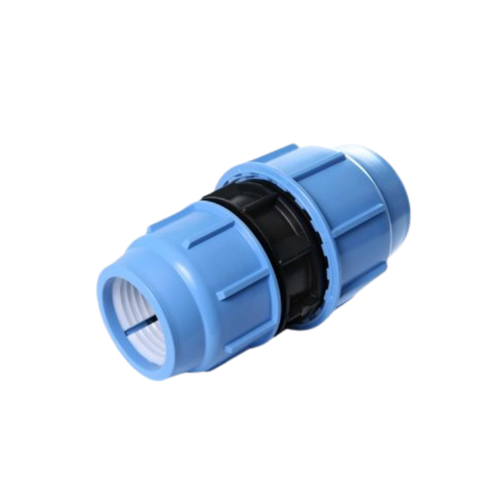 Raccordo ridotto femmina femmina manicotto per polietilene in serie Blue Seal