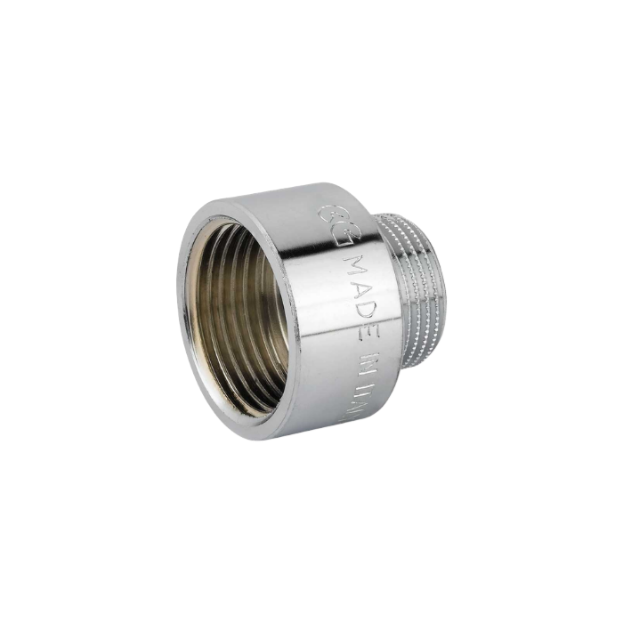 Prolunga in ottone cromato 3/8"