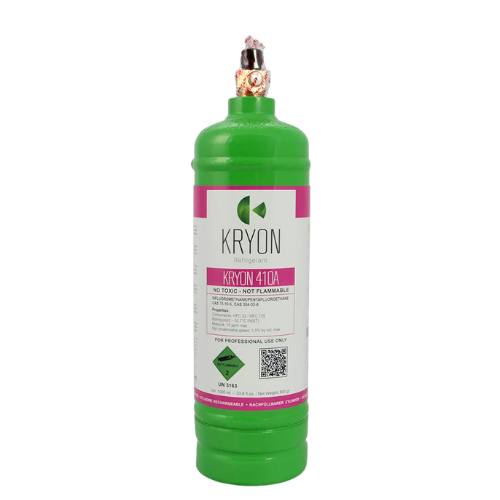 Bombola gas refrigerante R410 peso netto 800 GR