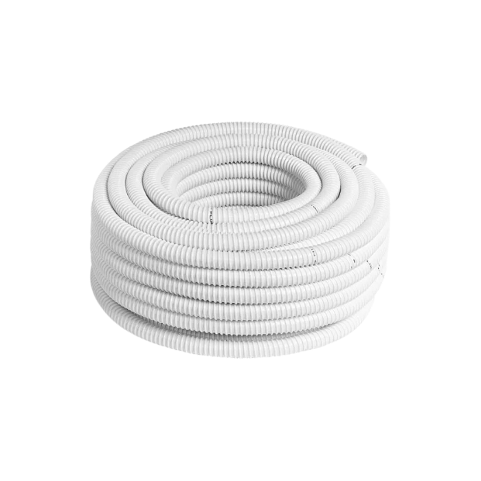Tubo per scarico condensa in pvc bianco