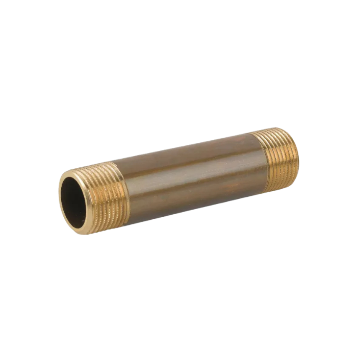 Tronchetto in ottone giallo da 1/2" lunghezza MM 200