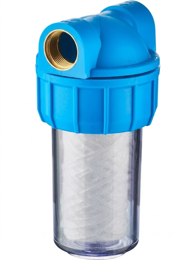 CONTENITORE FILTRO PER ACQUA 7" 20 MCR ATTACCO 3/4" Femmina Femmina