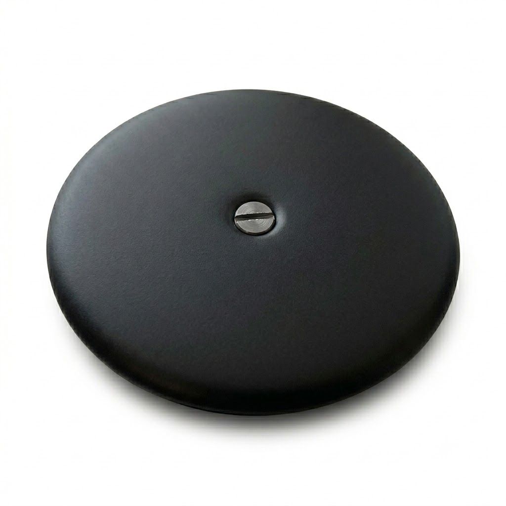 Piastra A Pavimento Ø 150 Nero Opaco Porta&Bini