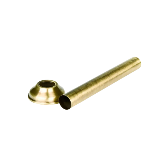 TUBO VASO 32X250 C/ROSONE DORATO