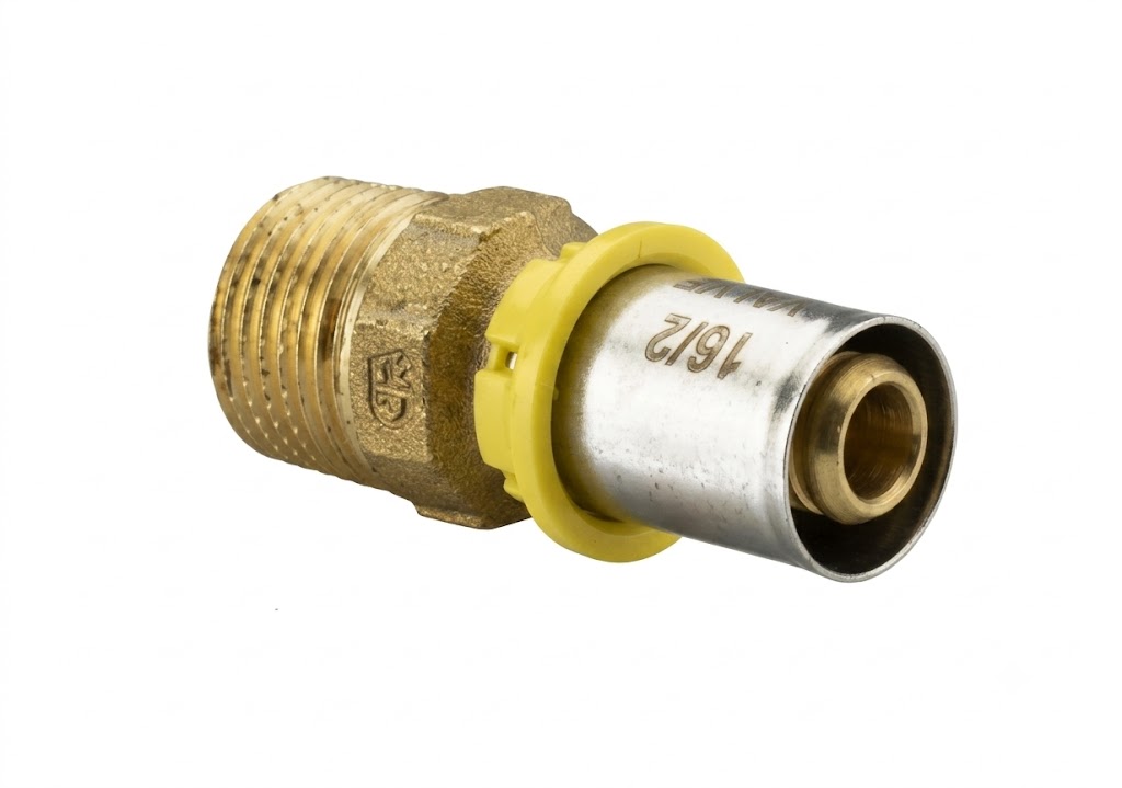 Raccordo Dritto Maschio 20 Gas Ivar
