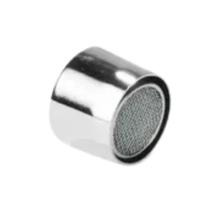 Aeratore femmina in ottone cromato per rubinetto miscelatore 24x1