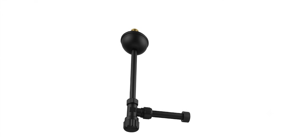 RUBINETTO PER CASSETTA 3/8" NERO OPACO