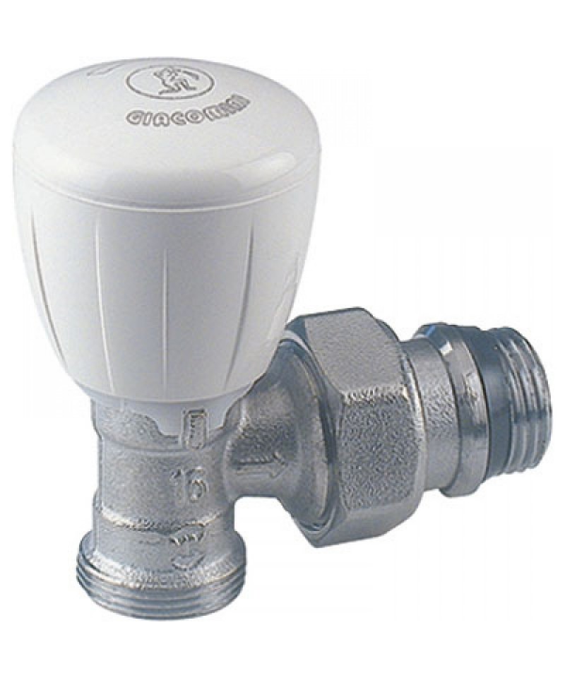 Valvola 3/8 " X 16 Bianca A Squadro Giacomini