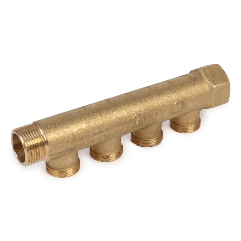 Collettore 3/4" Maschio Femmina Quattro Vie Riscaldamento Giacomini
