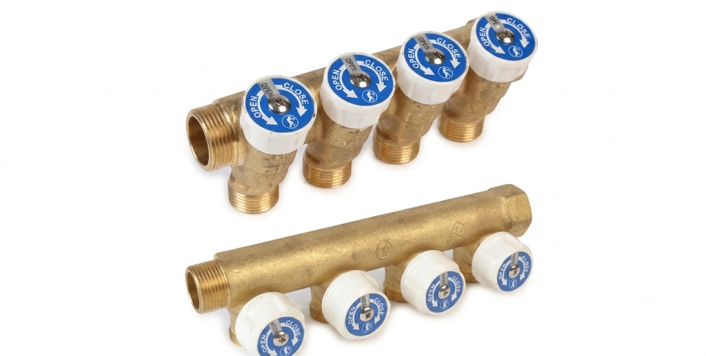 Collettore 3/4" Maschio Femmina 4 Vie Giacomini