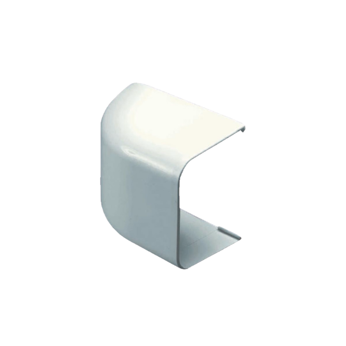 Curva terminale a muro per condizionamento in pvc