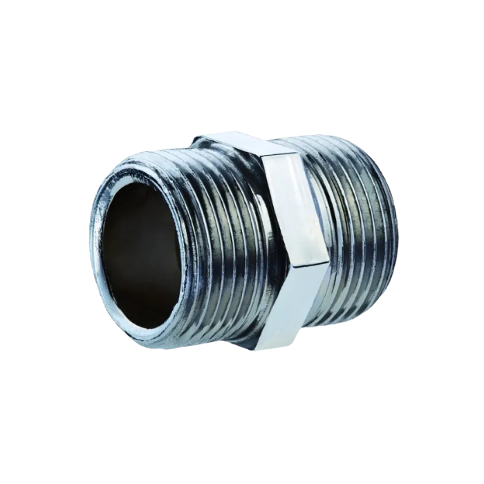NIPLES 1" ACCIAIO CROMATO